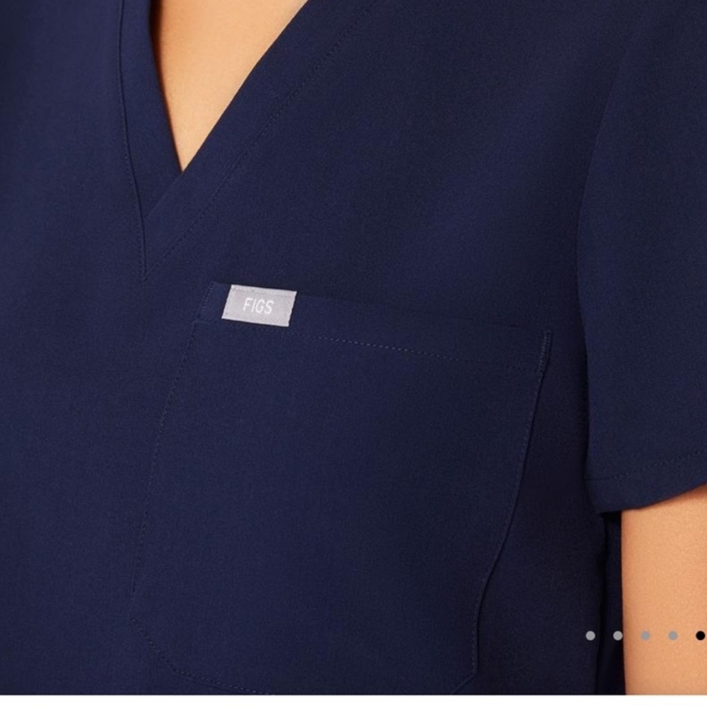 Excellent Condition Pristine Figs Navy Catarina S… - image 5